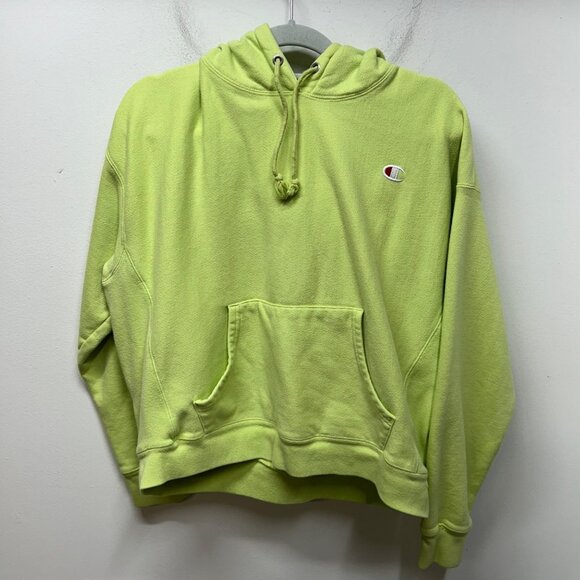 Champion Jackets & Blazers - Champion green reverse weave hoodie sweater kangaroo pocket athletic XL